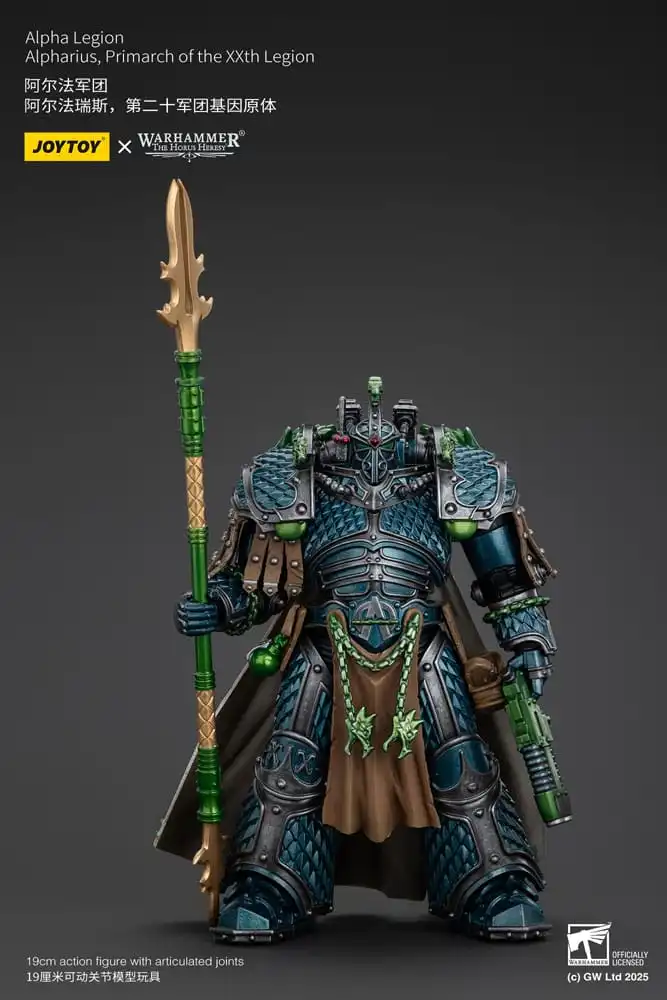 Warhammer The Horus Heresy Action Figure Alpha Legion Alpharius  Primarch of the XXth Legion 25 cm